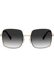 Miu Miu Eyewear Sonnenbrille mit eckigem Gestell - Schwarz