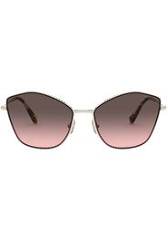 Miu Miu Eyewear oversize-frame gradient sunglasses - Rosa