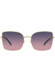 Miu Miu Eyewear Eckige Oversized-Sonnenbrille - Gold