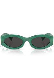 Miu Miu Eyewear Ovale Glimpse Sonnenbrille - Grün