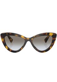 Miu Miu Eyewear tortoiseshell-effect cat-eye frame - Schwarz