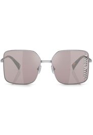 Miu Miu Eyewear square laser-cut lens sunglasses - Silber