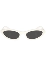 Miu Miu Eyewear Cat-Eye-Sonnenbrille - Weiß