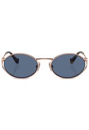 Miu Miu Eyewear Sonnenbrille mit ovalem Gestell - Rosa