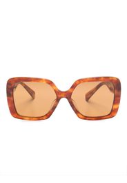 Miu Miu Eyewear Sonnenbrille in Schildpattoptik - Braun