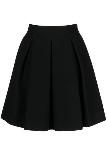 Miu Miu Pre-Owned pleated A-line skirt - Schwarz