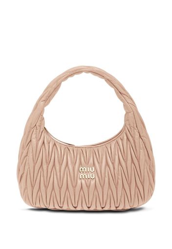 Miu Miu Miu Wander Hobo-Tasche - Nude