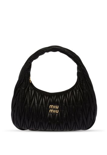 Miu Miu Wander Matelassé-Schultertasche - Schwarz