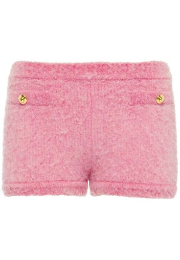 Miu Miu Bouclé-Shorts - Rosa