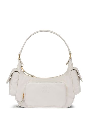 Miu Miu nappa leather shoulder bag - Weiß