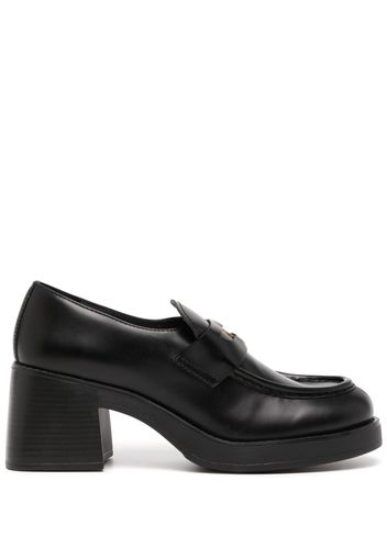 Miu Miu Klassische Penny-Loafer - Schwarz