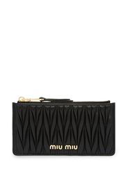 Miu Miu Matelassé-Clutch - Schwarz