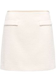 Miu Miu bouclé tweed mini skirt - Nude