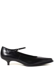 Miu Miu 35mm Brushed leather pumps - Schwarz