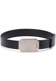 Miu Miu buckle-fastening leather belt - Schwarz