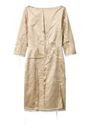 Miu Miu crêpe satin silk dress - Nude