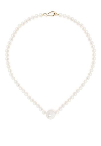 Mizuki 14kt yellow gold Sea of Beauty freshwater pearl necklace - Weiß