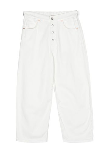 MM6 KIDS Jeans mit Knöpfen - Weiß
