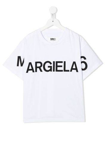 MM6 Maison Margiela Kids T-Shirt mit Logo-Print - Weiß