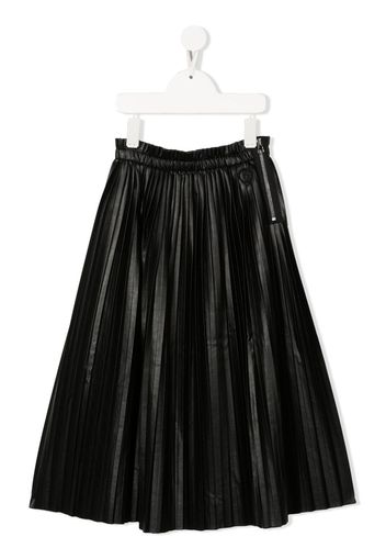 MM6 Maison Margiela Kids Klassischer Faltenrock - Schwarz