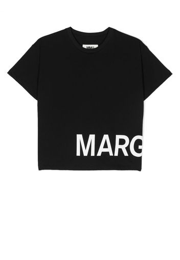 MM6 Maison Margiela Kids T-Shirt mit Logo-Print - Schwarz