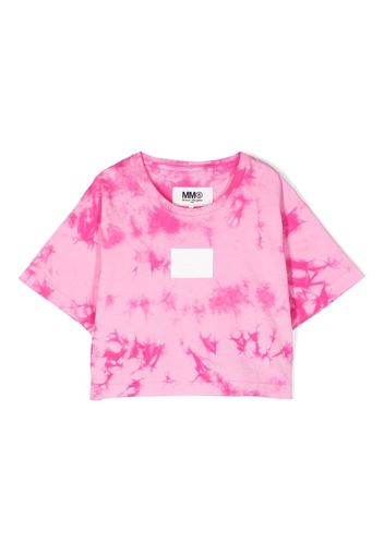 MM6 Maison Margiela Kids tie-dye T-shirt - Rosa