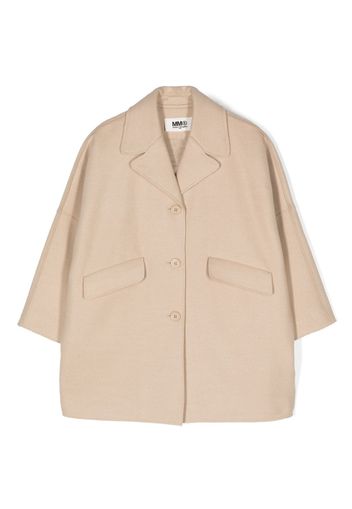 MM6 Maison Margiela Kids Einreihiger Blazer - Nude