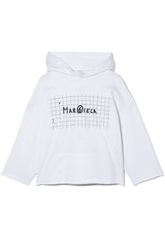 MM6 Maison Margiela Kids Hoodie mit Logo-Print - Weiß