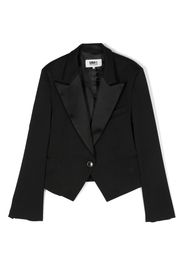 MM6 Maison Margiela Kids single-breasted tailored blazer - Schwarz