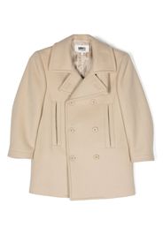 MM6 Maison Margiela Kids Klassische Cabanjacke - Nude