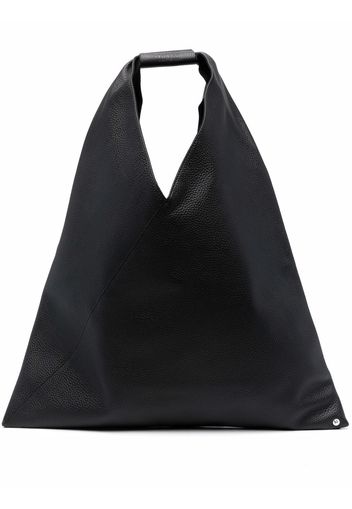 MM6 Maison Margiela contrasting-stitch tote bag - Schwarz