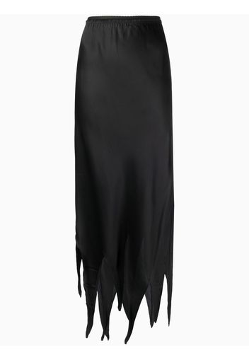 MM6 Maison Margiela Asymmetrischer High-Waist-Rock - Schwarz