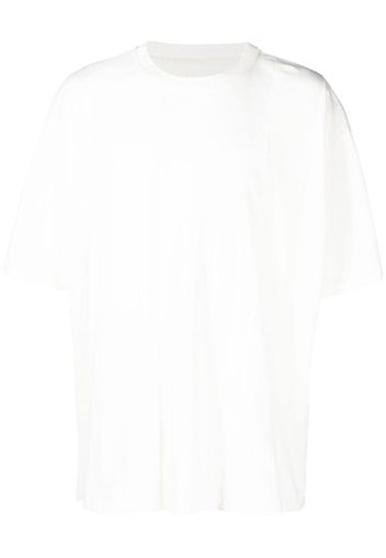 MM6 Maison Margiela oversized panelled T-shirt - Nude