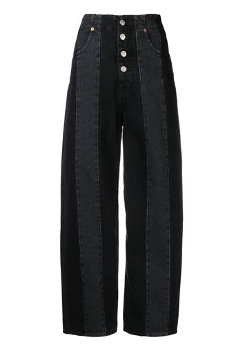 MM6 Maison Margiela straight-leg denim jeans - Schwarz