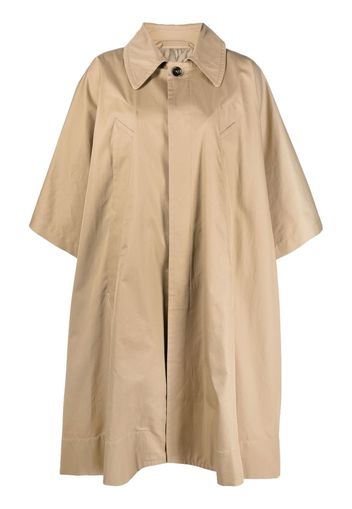 MM6 Maison Margiela oversized collared coat - Nude