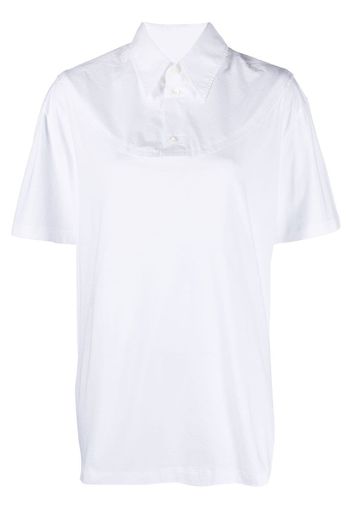 MM6 Maison Margiela short-sleeved cotton shirt - Weiß