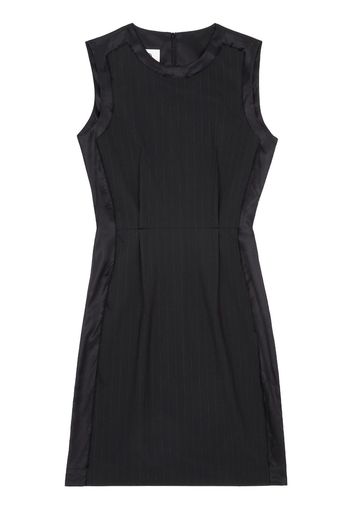 MM6 Maison Margiela pinstripe-pattern deconstructed minidress - Schwarz