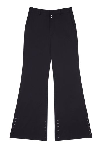 MM6 Maison Margiela long-length flared trousers - Schwarz