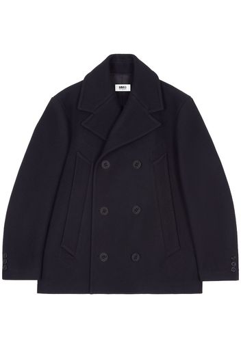 MM6 Maison Margiela Cabanjacke aus Filz - Schwarz