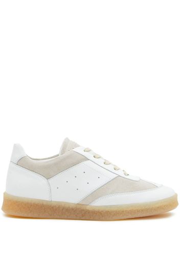 MM6 Maison Margiela panelled low-top sneakers - Weiß