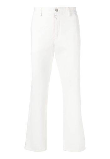 MM6 Maison Margiela straight-leg cotton jeans - Weiß