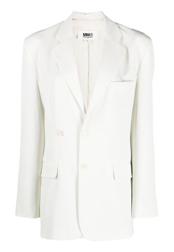 MM6 Maison Margiela single-breasted blazer - Nude