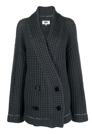 MM6 Maison Margiela Doppelreihiger Cardigan - Grau