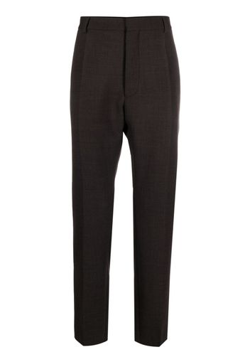 MM6 Maison Margiela talored slim-cut trousers - Braun