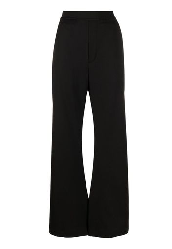 MM6 Maison Margiela Trompe-l'œil-panel wide-leg trousers - Schwarz