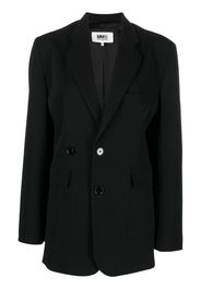 MM6 Maison Margiela overize single-breasted blazer - Schwarz