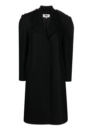 MM6 Maison Margiela single-breasted coat - Schwarz