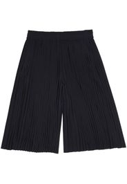 MM6 Maison Margiela fully-pleated knee-length shorts - Schwarz