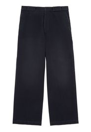 MM6 Maison Margiela mid-rise wide-leg trousers - Schwarz