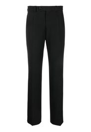 MM6 Maison Margiela number-embroidered tailored trousers - Schwarz
